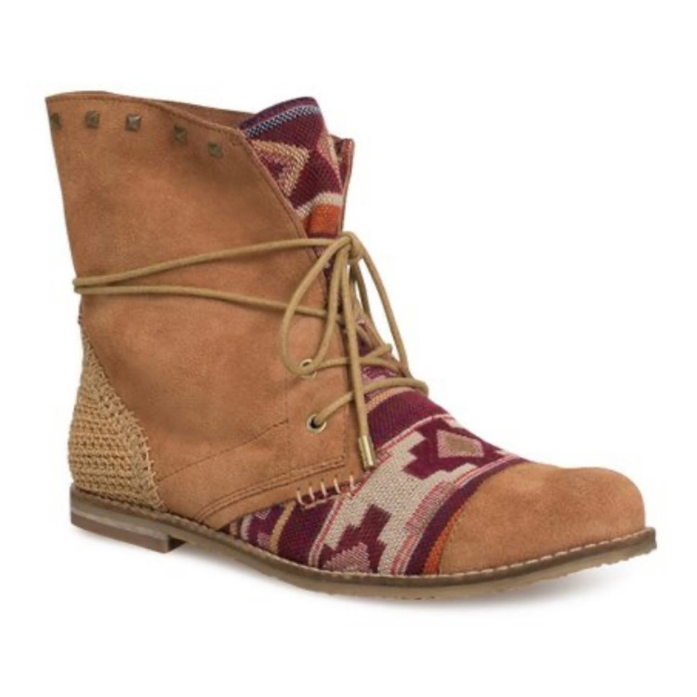 The Sak leather upper tribal ankle boots